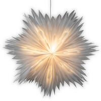 Pappersstjärna vit 60cm