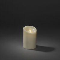 B/O Wax candle LED 8,8x13,4cm