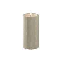 B/O Plastic LED candle outd.