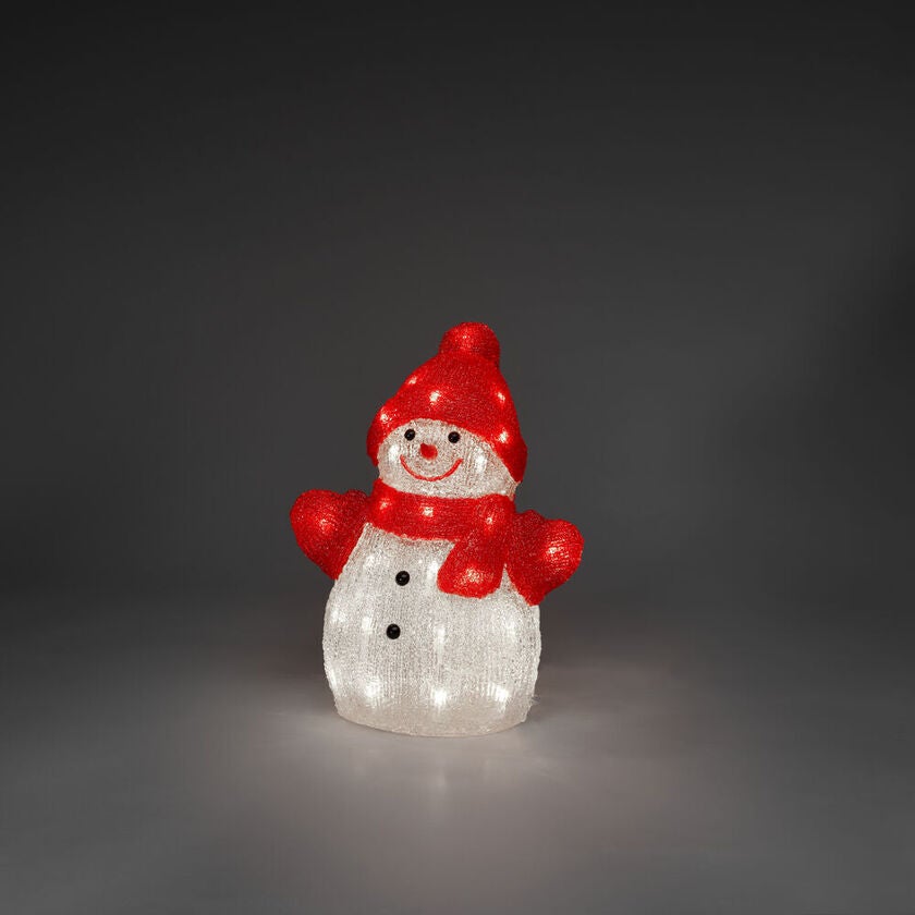 Acrylic Snowman 40 LED