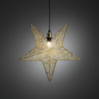 Hanging Metal Star, Brass