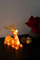 LED Acryl Rentier, 24 LED