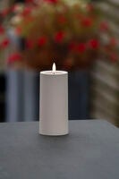 Blockljus LED vit 15cm