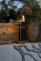 Èze bordslampa Matt Koppar USB