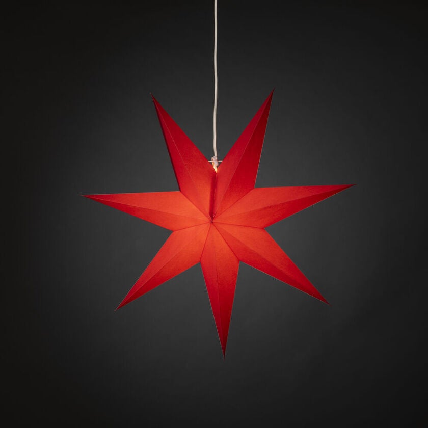 Pappersstjärna röd 60 cm