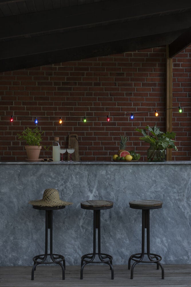 20 Clear Oval Bulb Set LED