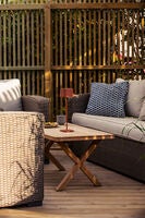 Capri table lamp USB teracotta