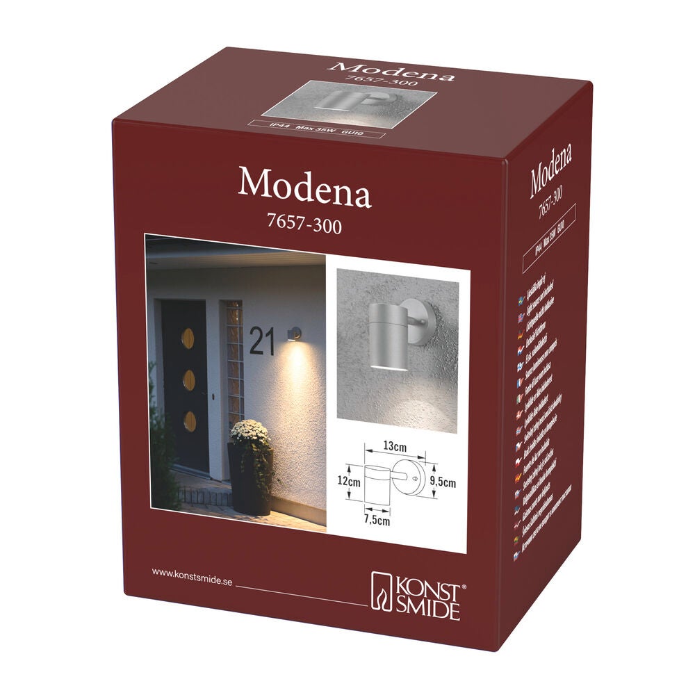 Modena Big Down Wall Light Gry