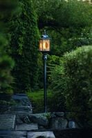 Milano trädgårdslykta E27 PIR