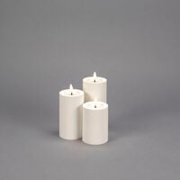 LED candle White 12cm 2xAA