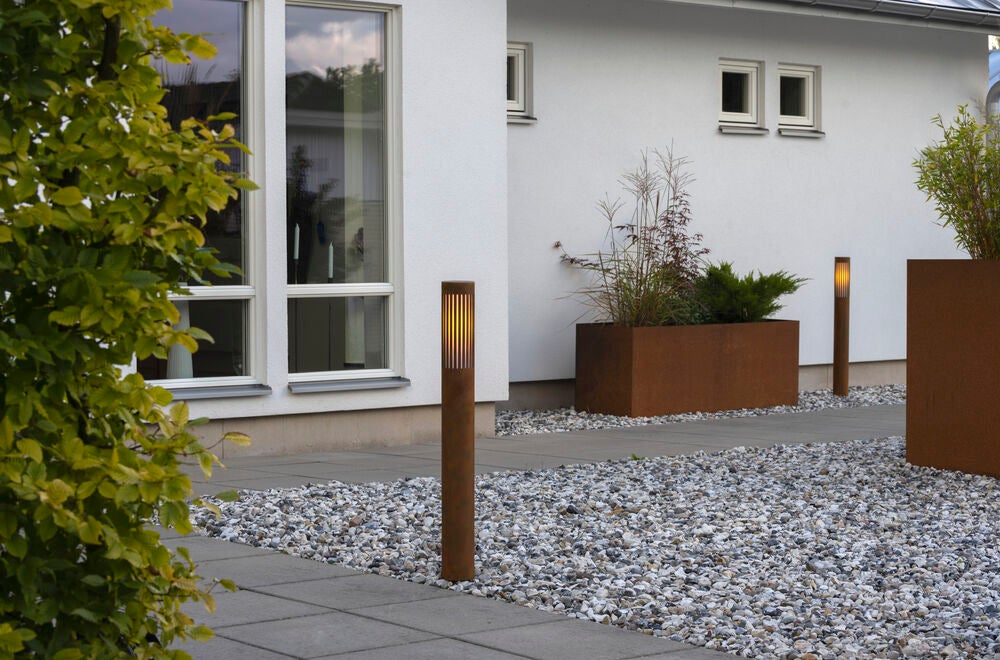 Pistoia trädgårdsstolpe Svart