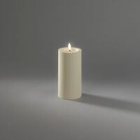 B/O Plastic LED candle outd.