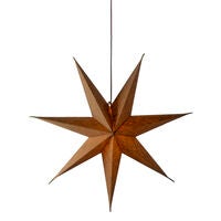 Weihnachtsstern in Leinenoptik