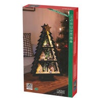 LED Holzweihnachtsbaum, 10 ww