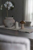 B/O Plastic LED candle outd.