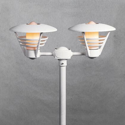 Gemini Twin Post Light M.White