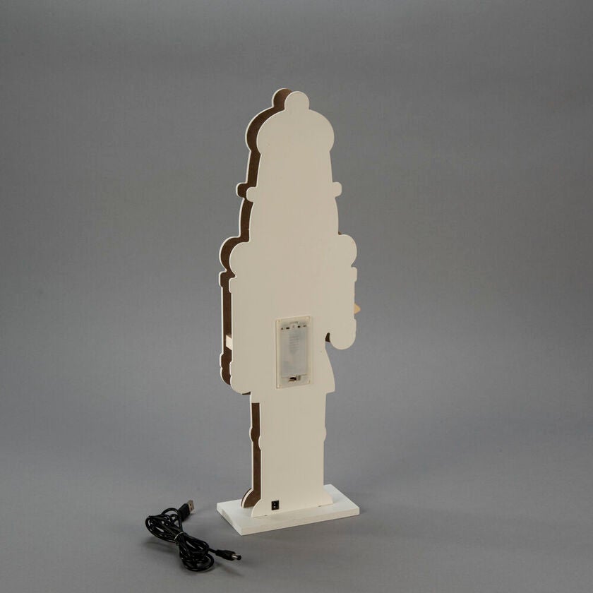 Nötknäppare brun LED batteri