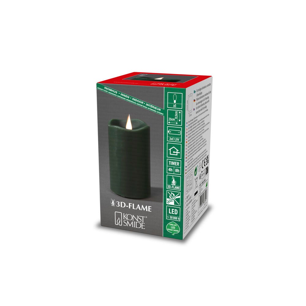 Wax Candles 7.5 x 12,5cm B/O