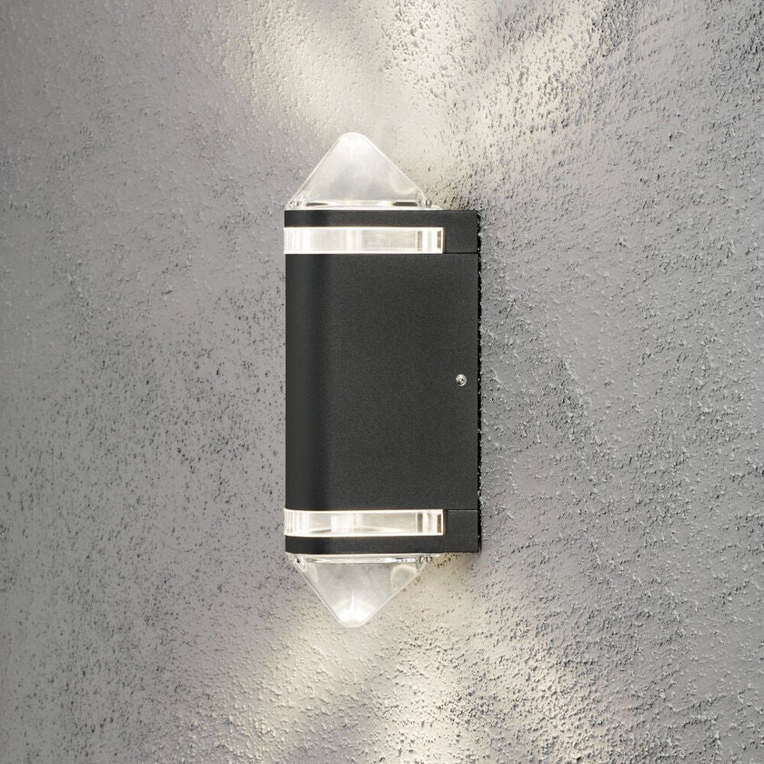 Modena Double Wall Light Black