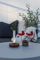 Biarritz bordslampa silver USB