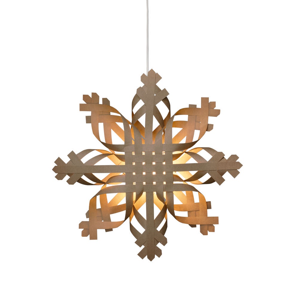 Pappersstjärna brun 50 cm