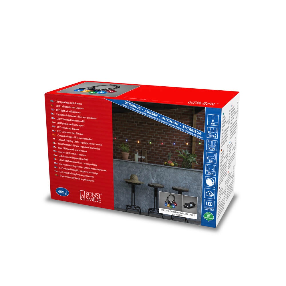 40 Clear Oval Bulb Set LED