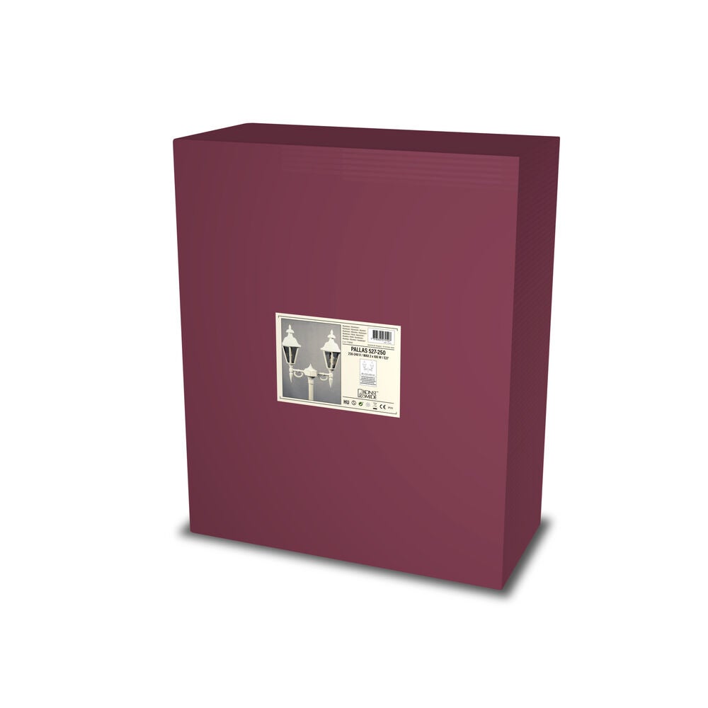 Pallas 2-arm lykta ex stolpe