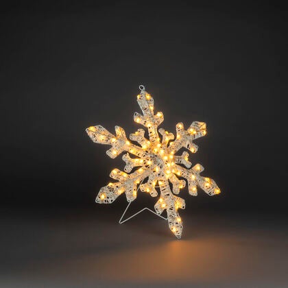 Deco. snowflake outd. 40cm