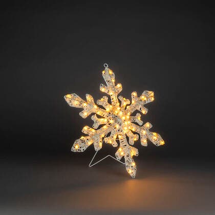 Deco. snowflake outd. 40cm