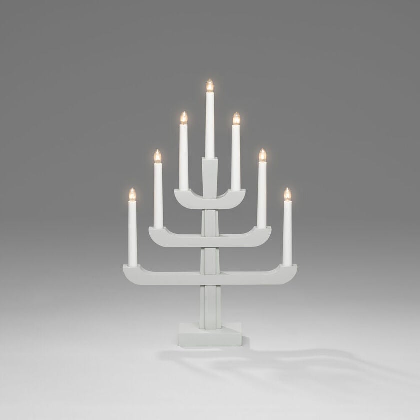 Candlestick 7 bulbs, Grey
