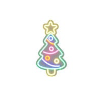 Deco. Christmas tree LED outd.