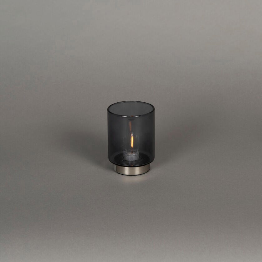 Laddbart glasljus. LED