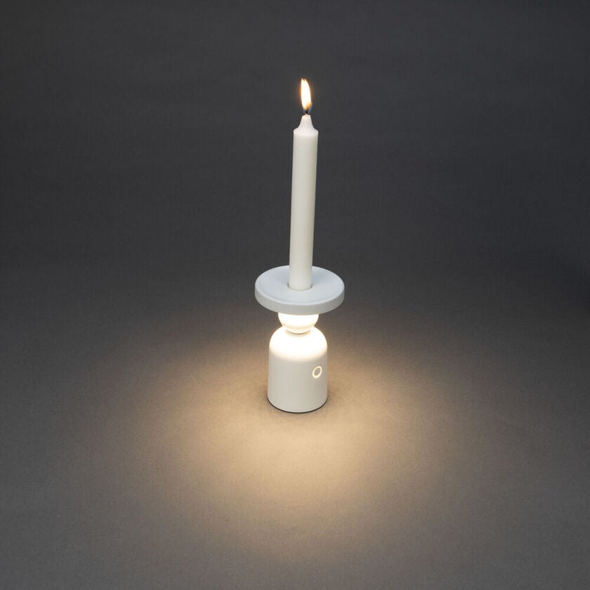 Nantes bordslampa USB Vit