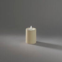 B/O Plastic LED candle outd.