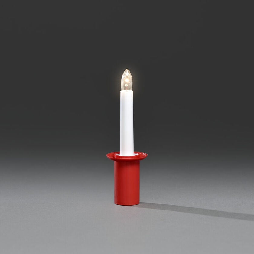 B/O Red Lucia Maid Candle LED