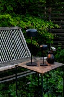 Lille bordslampa USB Svart