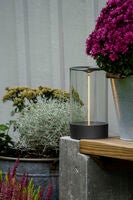 Edison M bordslampa M.Grå USB