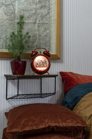 Water Lantern Clock with Train