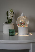 LED Wasserlaterne Schneemann